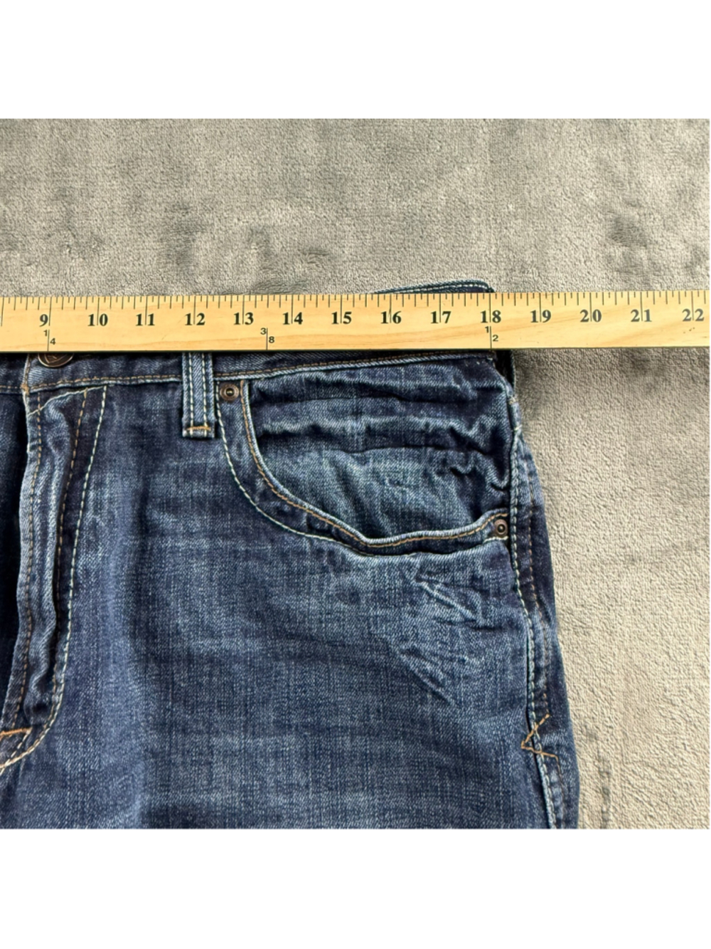 Ariat M2 Jeans Men’s 36x34 Relaxed Bootcut Western Cowboy Chore Medium Wash Blue - Picture 7 of 14